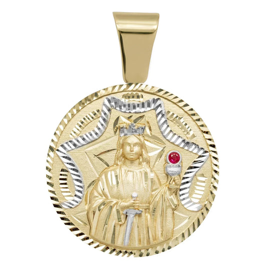 VIRGEN MARIA ROUND PEDANT