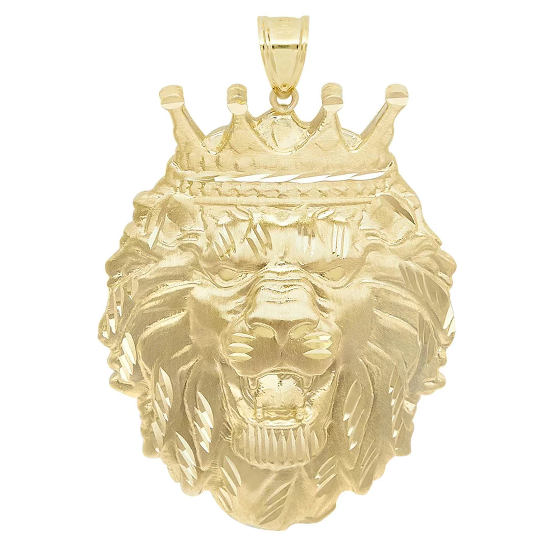 LIONS FACE PEDANT