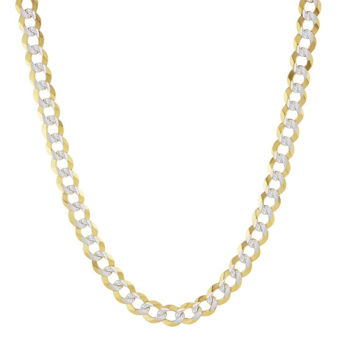 CUBAN CURB TWO TONE CHAIN