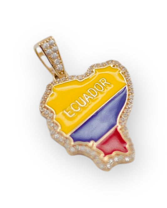 14k Gold Ecuador Pendant