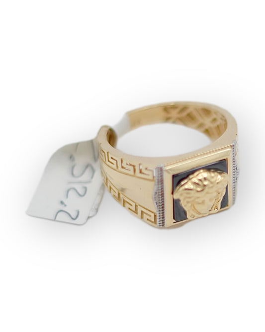 14k Gold Versace Medusa Ring